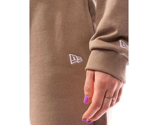 Dámské tepláky New Era Arch Wordmark Joggers Ash Brown / White