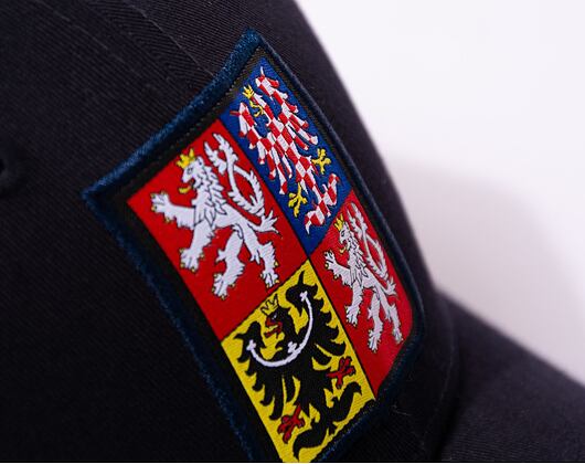 Dětská Kšiltovka New Era 9FORTY Kids National Team - Czech Republic Navy