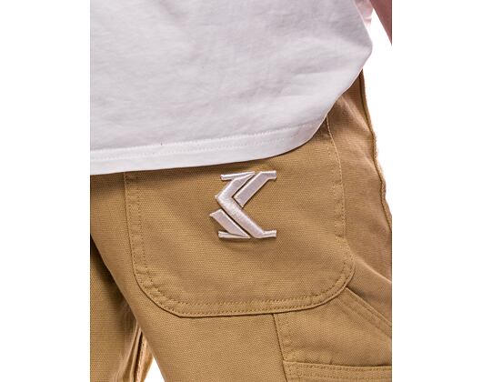 Kalhoty Karl Kani OG Washed Baggy Workwear Pants sand