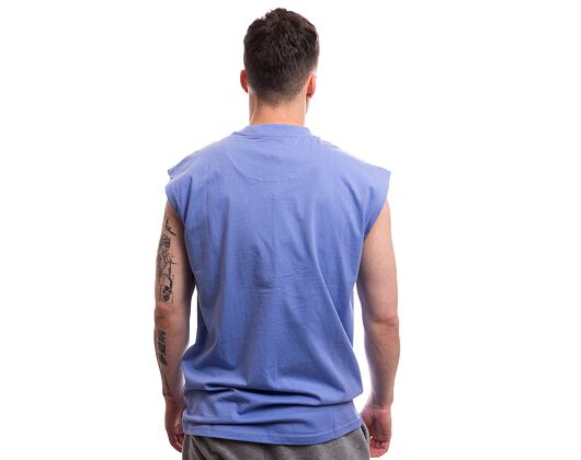 Triko bez rukávů Karl Kani Small Signature Essential Sleeveless Tee lilac