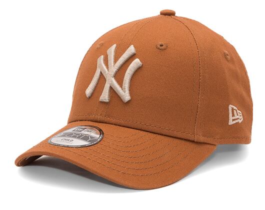 Dětská kšiltovka New Era 9FORTY Kids MLB League Essential New York Yankees Caramel Brown / Stone
