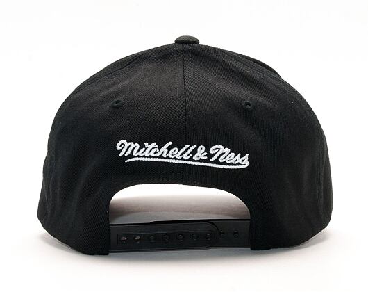 Kšiltovka Mitchell & Ness - Branded Pinscript Classic Red - Black/White