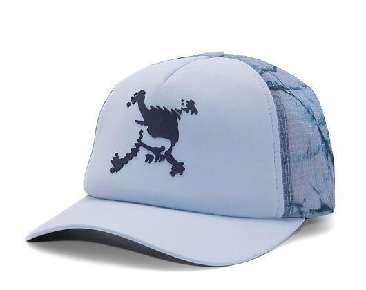 Kšiltovka Oakley - JAPAN Field Gear Line - Skull Mesh Cap 24.0 - Aqua Blue
