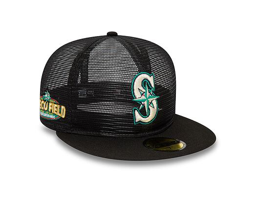 Kšiltovka New Era 59FIFTY MLB Mesh Patch Seattle Mariners Black