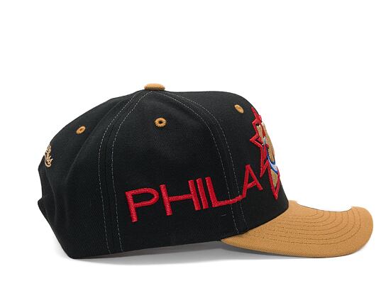 Kšiltovka Mitchell & Ness Overbite Pro Snapback Hwc Philadelphia 76Ers Black