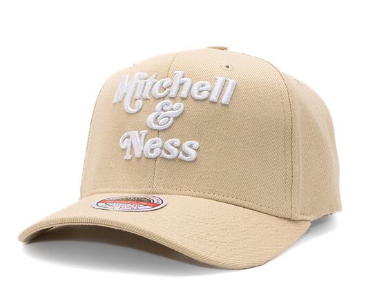 Kšiltovka Mitchell & Ness Retro Logo Classic Red Khaki