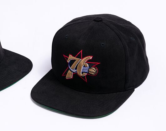Kšiltovka Mitchell & Ness Sweet Suede Snapback Hwc Philadelphia 76Ers Black