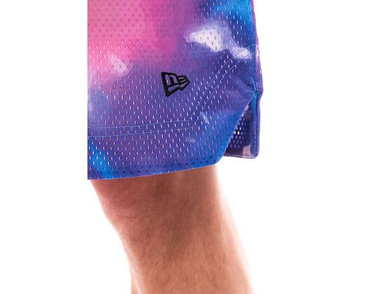 Kraťasy New Era Tie Dye Shorts - Multicolor / Black