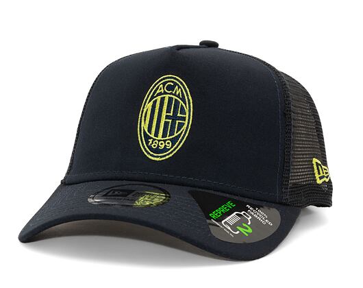 Kšiltovka New Era 9FORTY A-Frame Trucker Seasonal Pop AC Milan - Navy / Cyber Green