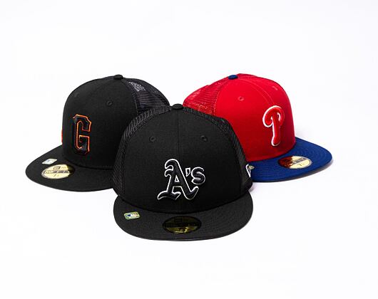 Kšiltovka New Era 59FIFTY MLB "2022 Batting Practice" Oakland Athletics - Black