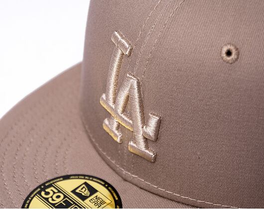Kšiltovka New Era 59FIFTY MLB League Essential Los Angeles Dodgers - Ash Brown / Stone