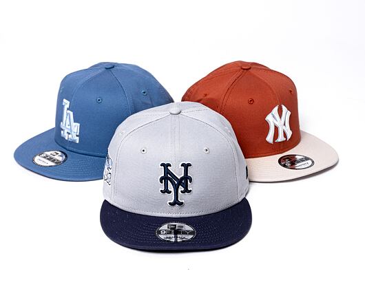 Kšiltovka New Era 9FIFTY MLB Patch New York Mets Retro - Graphite / Navy