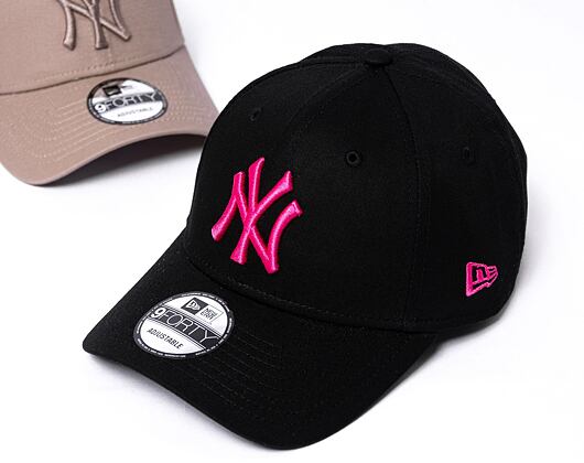 Kšiltovka New Era 9FORTY MLB League Essential New York Yankees - Black / Blush Pink