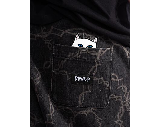 Kraťasy Rip N Dip Wired Denim Shorts (Black)
