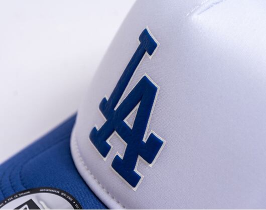 Kšiltovka New Era 9FORTY A-Frame Trucker MLB Logo Trucker Los Angeles Dodgers - Dark Royal / Graphit