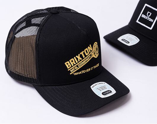 Kšiltovka Brixton Wrench C Np MP Trucker Hat - Black/Black