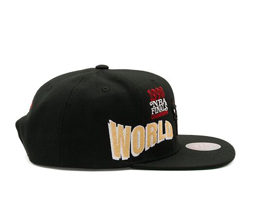 Kšiltovka Mitchell & Ness World Champs Snapback NBA Chicago Bulls Black