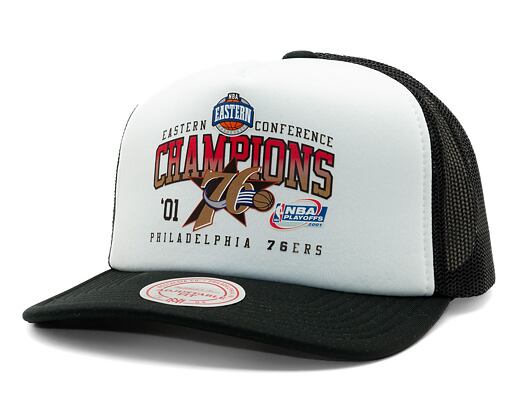 Kšiltovka Mitchell & Ness Champions Trucker Hwc NBA Philadelphia 76Ers White