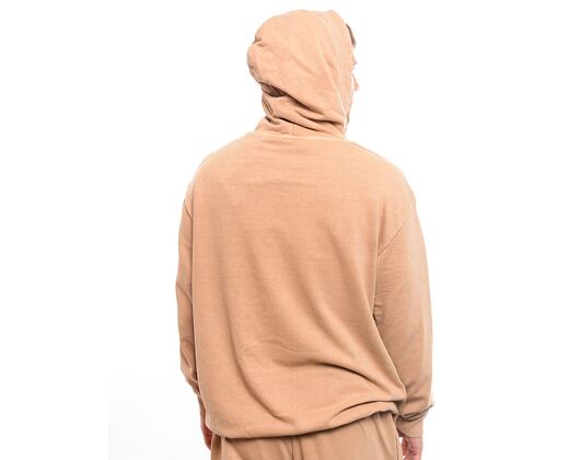 Mikina New Era Washed Oversized Hoody - Orange / White