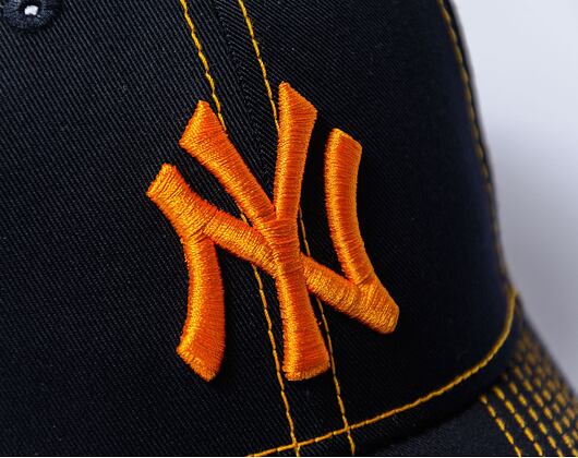Dětská Kšiltovka New Era - 9FORTY Contrast Stitch - NY Yankees - Navy / Orange