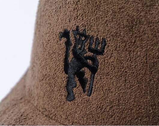 Kšiltovka New Era - 9FORTY Trucker French Terry - Manchester United FC - Moss Brown