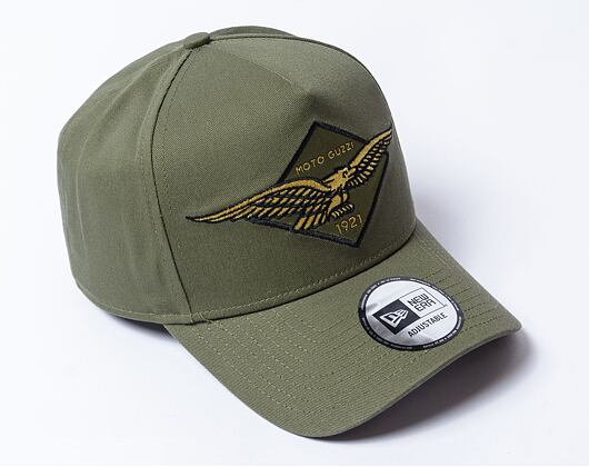 Kšiltovka New Era - 9FORTY A-Frame Graphic Patch - Moto Guzzi - Khaki