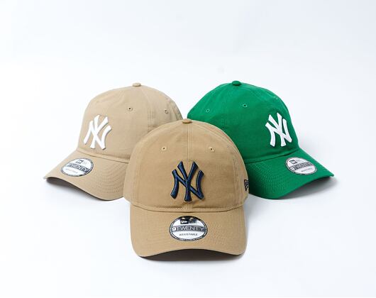 Kšiltovka New Era - 9TWENTY Classic Dad Cap - NY Yankees - Khaki