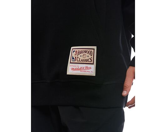 Mikina Mitchell & Ness NBA Team Logo Hoody Chicago Bulls Black