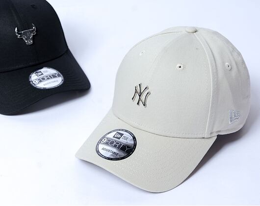 Kšiltovka New Era - 9FORTY Metallic Pin - NY Yankees - Stone