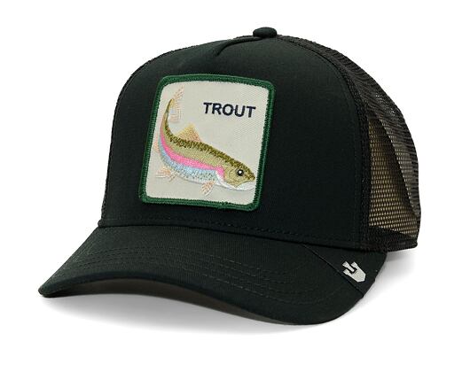 Kšiltovka Goorin - Trucker - The Trout Fish - Black