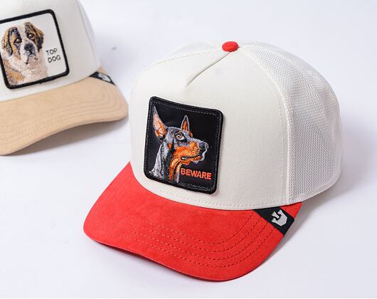 Kšiltovka Goorin - Trucker - The Suede Doberman - Red