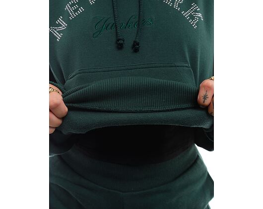 Dámská Mikina New Era - Diamante Hoody - NY Yankees - Dark Green