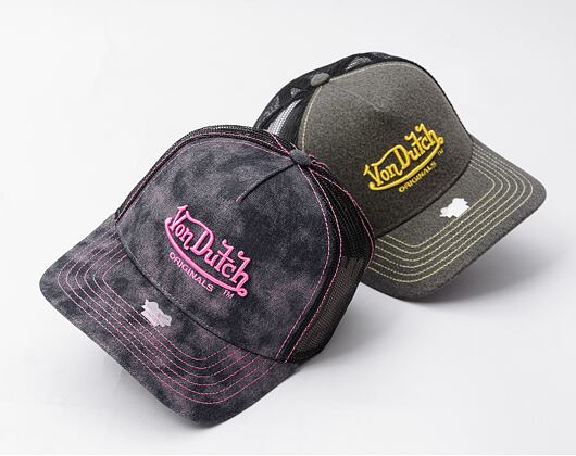 Kšiltovka Von Dutch - Trucker Newark - Cot Twill - Dye/ Purple