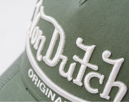 Kšiltovka Von Dutch - Trucker Riverside - Cotton Twill Green