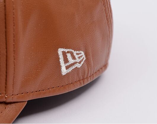 Kšiltovka New Era - MLB Image Drop - Leather 9FORTY - NY Yankees - Brown / White