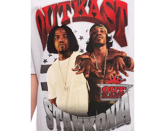 Triko Mister Tee Outkast Stankonia Oversize Tee White