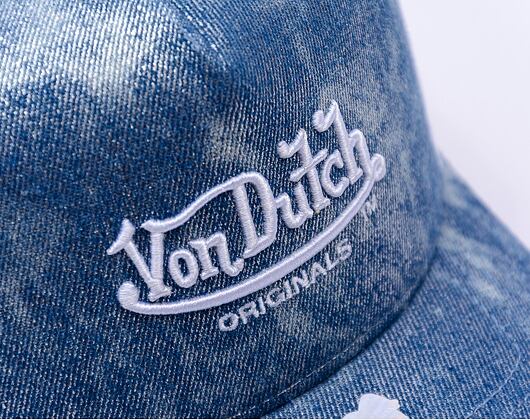 Kšiltovka Von Dutch - Trucker Newark - Caps - Cot Twill Denim - Silver