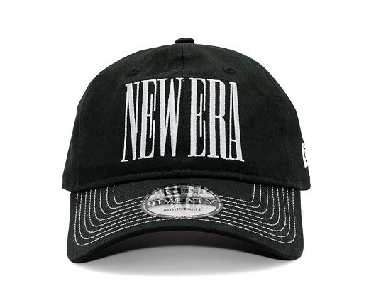 Kšiltovka New Era - Wordmark 9TWENTY - Black / White