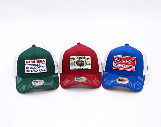 Kšiltovka New Era - Vintage 9FORTY Trucker - Cardinal