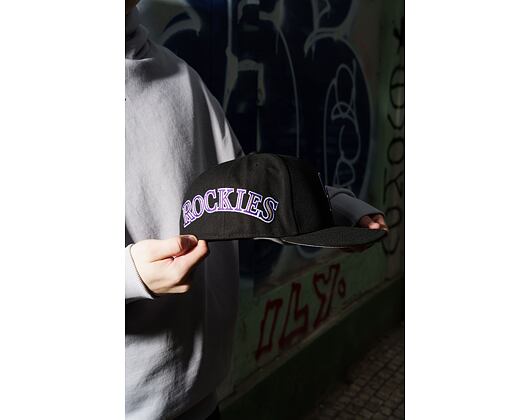 Kšiltovka New Era - MLB Image Drop - All Over Print 59FIFTY - Colorado Rockies - Black