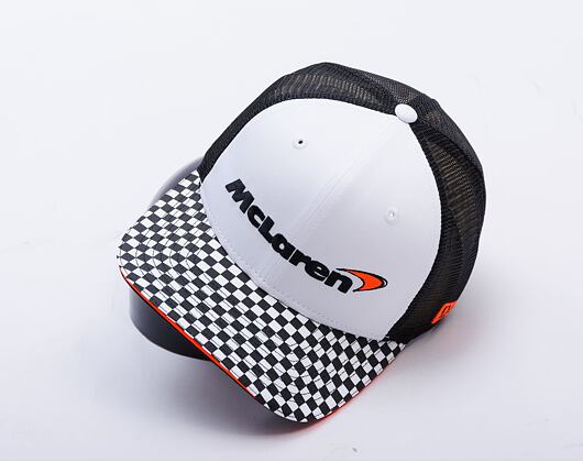 Kšiltovka New Era - F1 Checkered Visor 9FIFTY Original Fit - Mclaren Racing - White