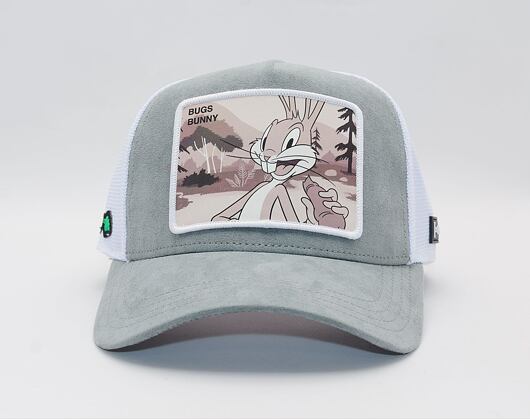 Kšiltovka Capslab - Looney Tunes - Bugs Bunny - Grey/White