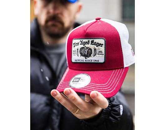 Kšiltovka New Era - Vintage 9FORTY Trucker - Cardinal