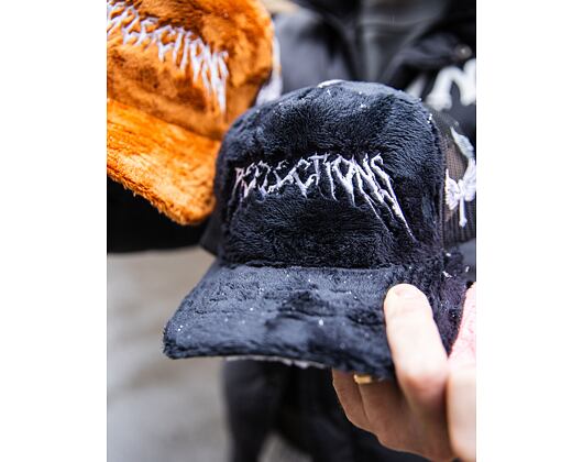 Kšiltovka Reflection Luxury Fuzzy Trucker - Black Midnight Contrast