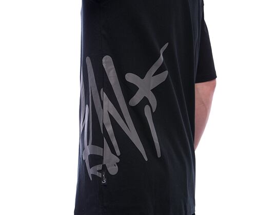 Triko Karl Kani - Woven Signature Kani Tag Tee - black/dark grey