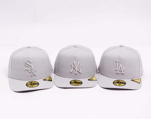 Kšiltovka New Era - MLB Color Pack 59FIFTY A-Frame - Chicago White Sox - Silver Grey