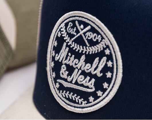 Kšiltovka Mitchell & Ness - Baseball Trucker - Navy/Sand