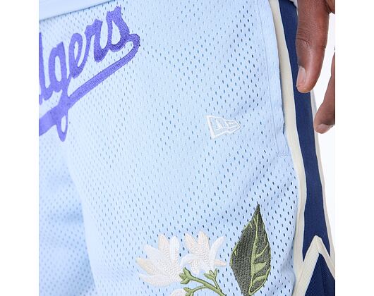 Kraťasy New Era - MLB Floral Mesh - LA Dodgers - Pastel Blue