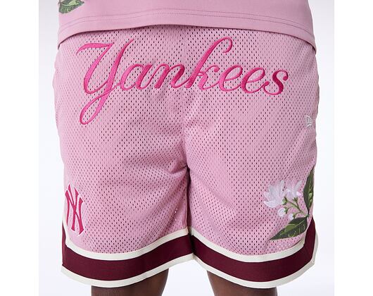 Kraťasy New Era - MLB Floral Mesh - NY Yankees - Pink