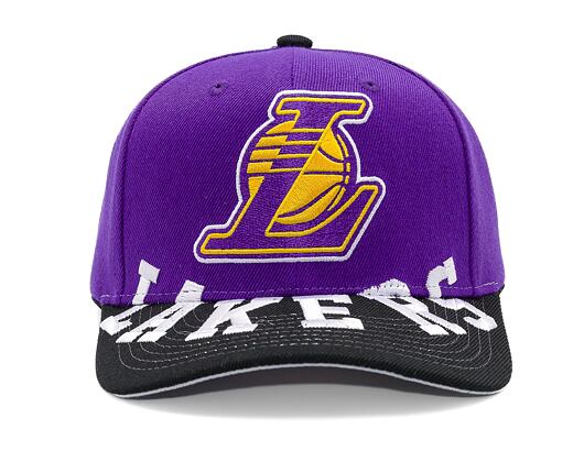 Kšiltovka Mitchell & Ness - Los Angeles Lakers - Underarch Pro Snapback - Purple